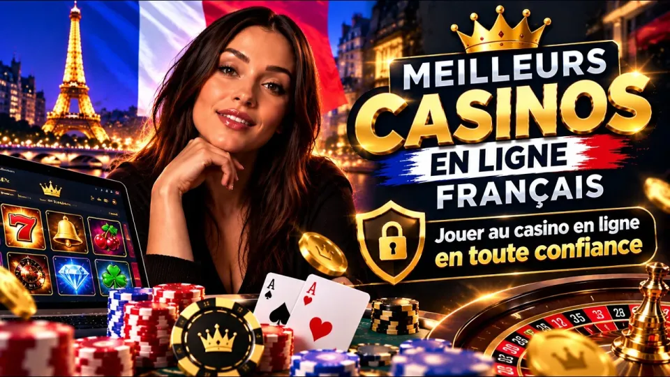 Meilleurs casinos en ligne français  Jouer au casino en ligne en toute confiance 🏆🔒✨